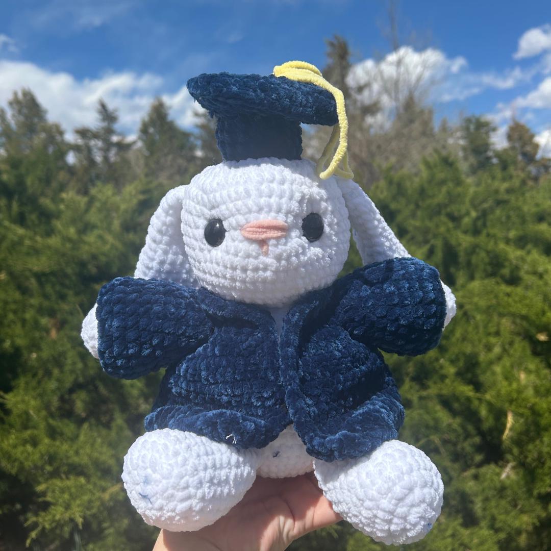 Grad Animals Crochet Pattern (PDF) – Intermediate Amigurumi Graduation ...