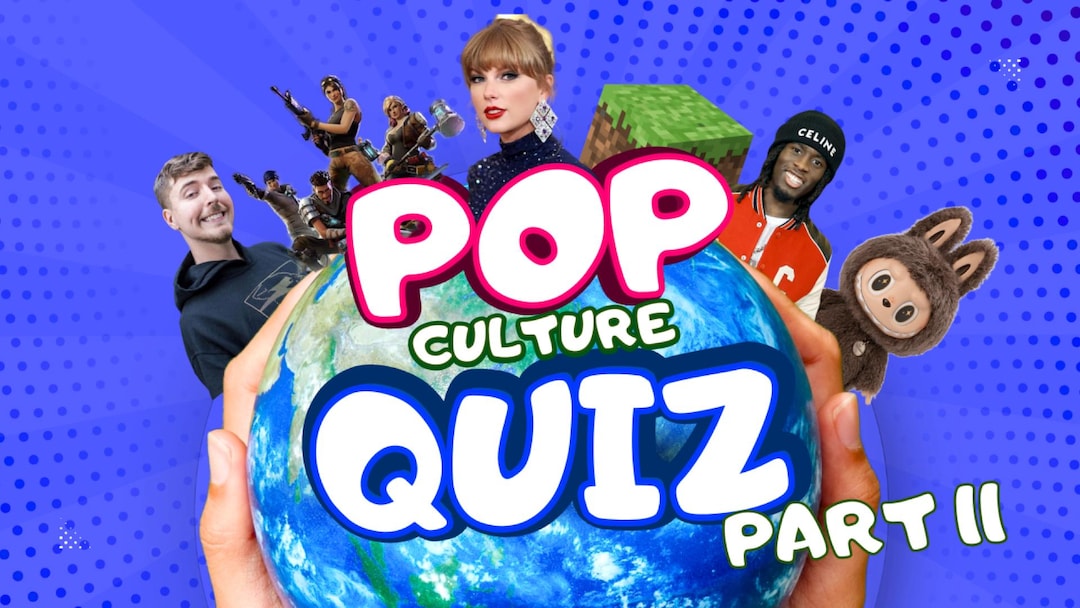 Pop Culture Trivia Quiz Part II - Kids and Teens (PDF &amp; Powerpoint) - Etsy