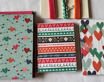 DIY Card Kit for 4 or 6 Wild Love by Photoplay. Pattern Papers in 3 sizes. Element Stickers, Fibers, Journaling. Animals