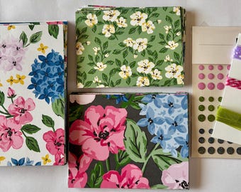 DIY Kit for 4, 6 or 8. Lovely Garden Pattern Papers by SU! 3 Sizes of Pattern Papers. Assorted Sparkle. Color block, Flowers, Colorful