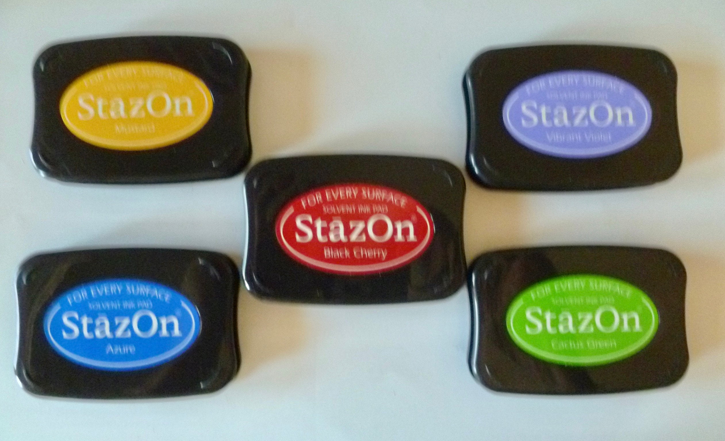 Archival Black Color Stamp Pads, Ranger Stamp Pads, & Stazon Premium Stamp  Ink Pads. Standard and Jumbo. Pick Your Color Today 