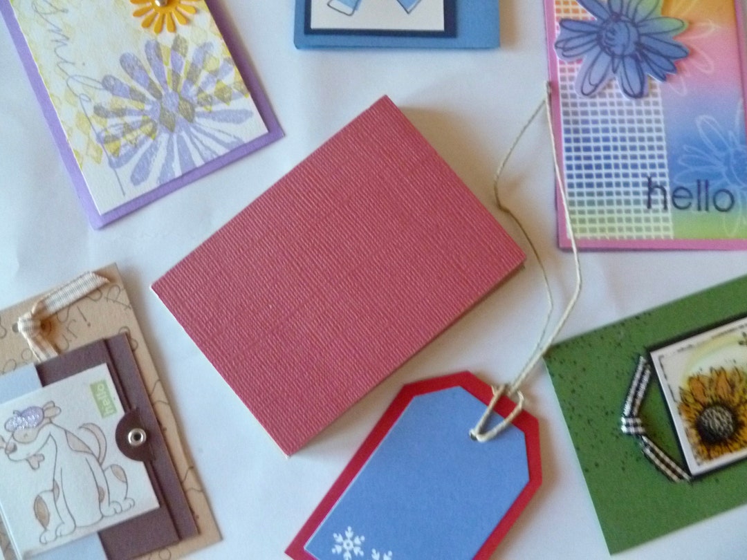 Tag Card Stock Examples DIY ATC or Tags. 2.5 X 3.5”. Order 12, 24, 36 or 48, Textured Card ...