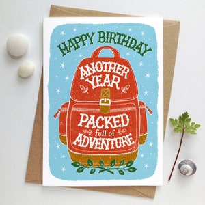 Backpackers Birthday Card image 6