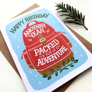 Backpackers Birthday Card image 8