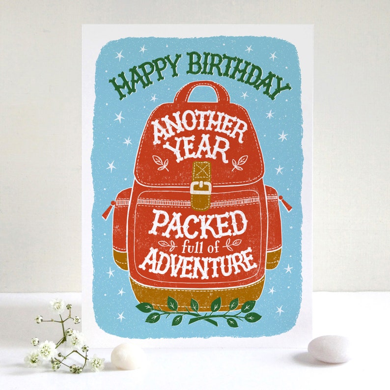 Backpackers Birthday Card image 7