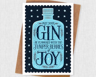 Blue Gin Quote Card