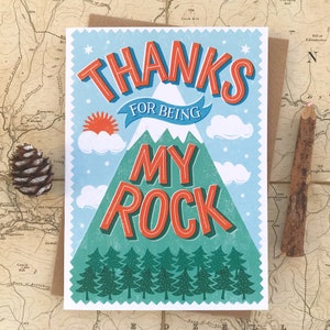 Thanks for Being my Rock Card image 6
