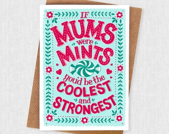Cool Mums Birthday and Mother's Day Card
