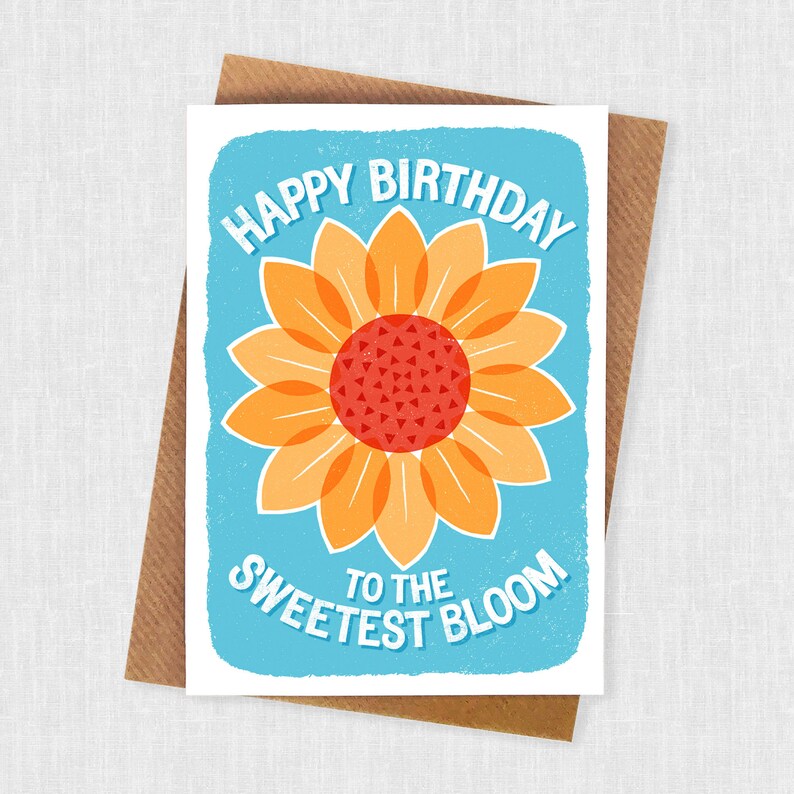 Bloom Birthday Card image 1
