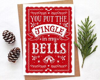 Jingle in my Bells Card