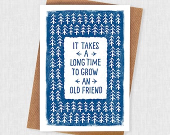 Old Friend Card