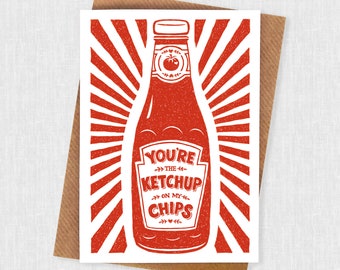 Ketchup On My Chips Card