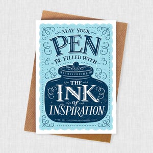 The Ink of Inspiration Writers, Authors and Artists Card
