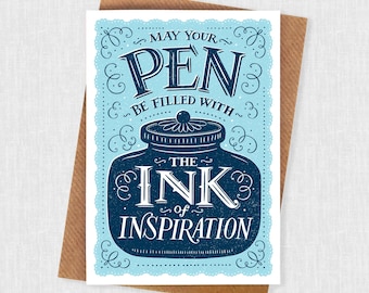 The Ink of Inspiration Writers, Authors and Artists Card