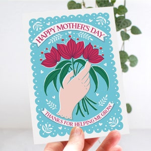 Mother's Day Vintage Flowers Card image 2