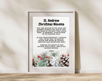 St. Andrew Christmas Novena Prayer (Digital Download)