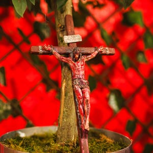 The Passion of the Christ, Realistic jesus statue, crucifix,Jesuswall decor, Catholic art,3D jesus art  hand painted figure, Religious Gifts