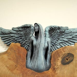 Lucifer the Fallen Angel Statue angel sculpture,  angel with wings,
