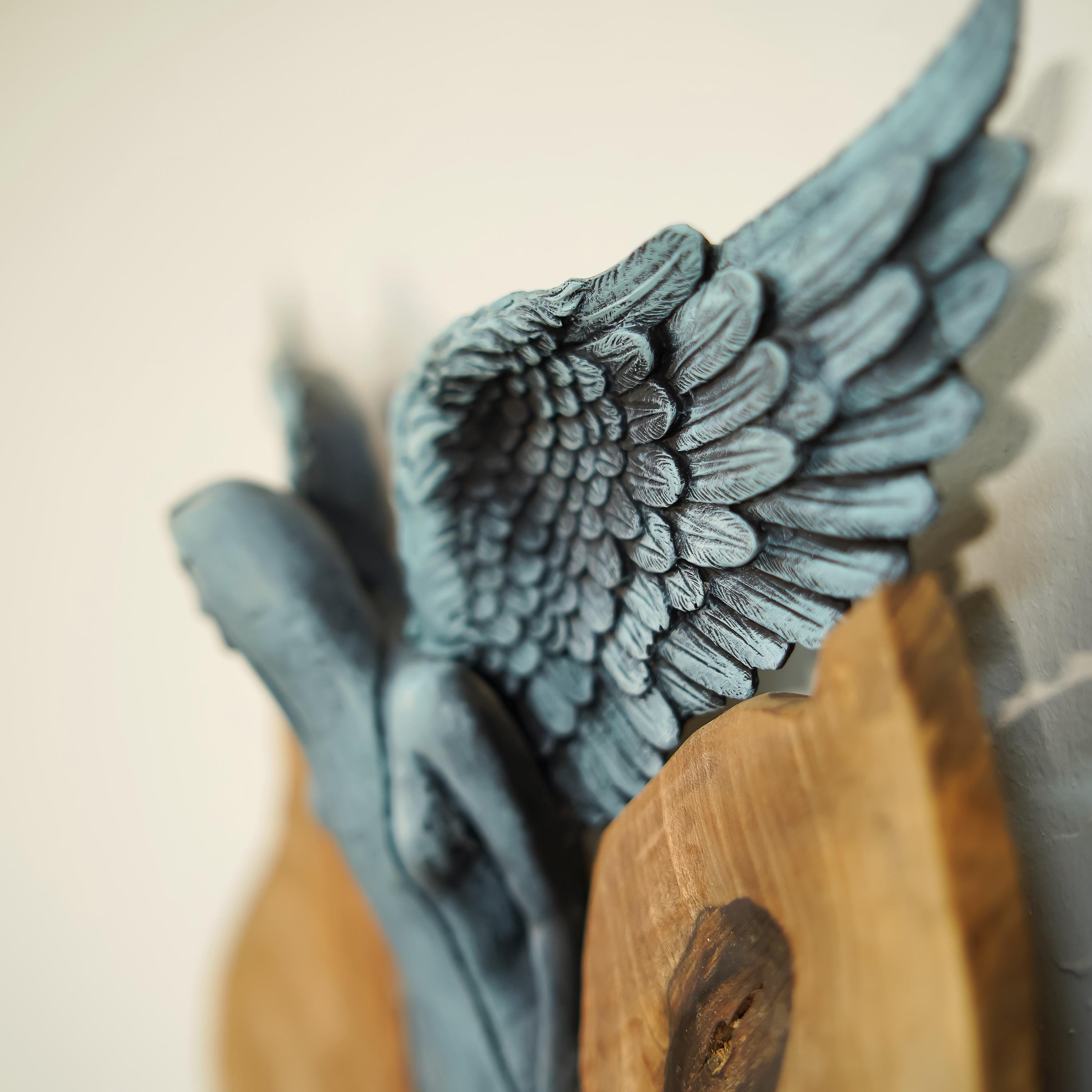 堕天使ルシファー像天使の彫刻、翼のある天使、 - Etsy 日本