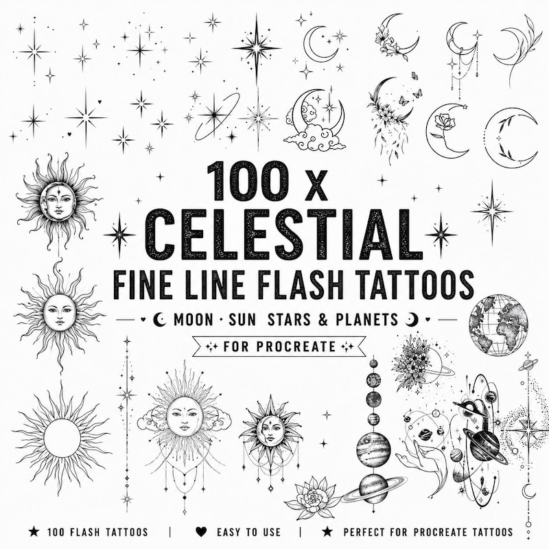 Zodiac Fine Line Tattoo - Etsy