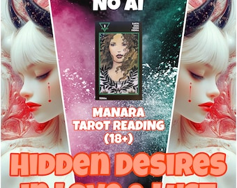 Deine Verborgenen Wünsche in Liebe & Lust |  Manara Tarot Legung (18+)