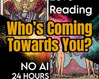 Wer kommt auf dich zu? Liebe Tarot Legung | Soulmate, Zukünftiger Partner, Beziehungshilfe | Digitale Lieferung