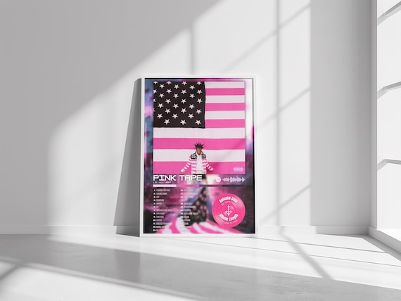 Vibrant Poster | Lil uzi Vert – Pink Tape | Instant Rap Art