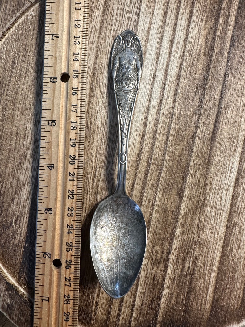 Universal Peace Spoon Vintage Spoon Angel Spoon image 2