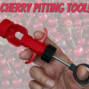 Cherry pitting tool, kitchen gadget for baking, preserves, snacking