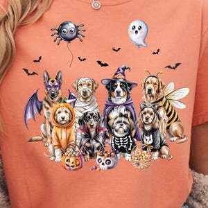 Halloween Dogs PNG, Funny Costume Sublimation Clipart (Digital Download)