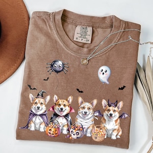 Corgi Halloween PNG: Costume Clipart, Trick or Treat Dog (Digital Download)