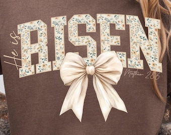 Ha resucitado PNG: Diseño cristiano retro de Pascua, sublimación de versículos bíblicos (descarga digital)