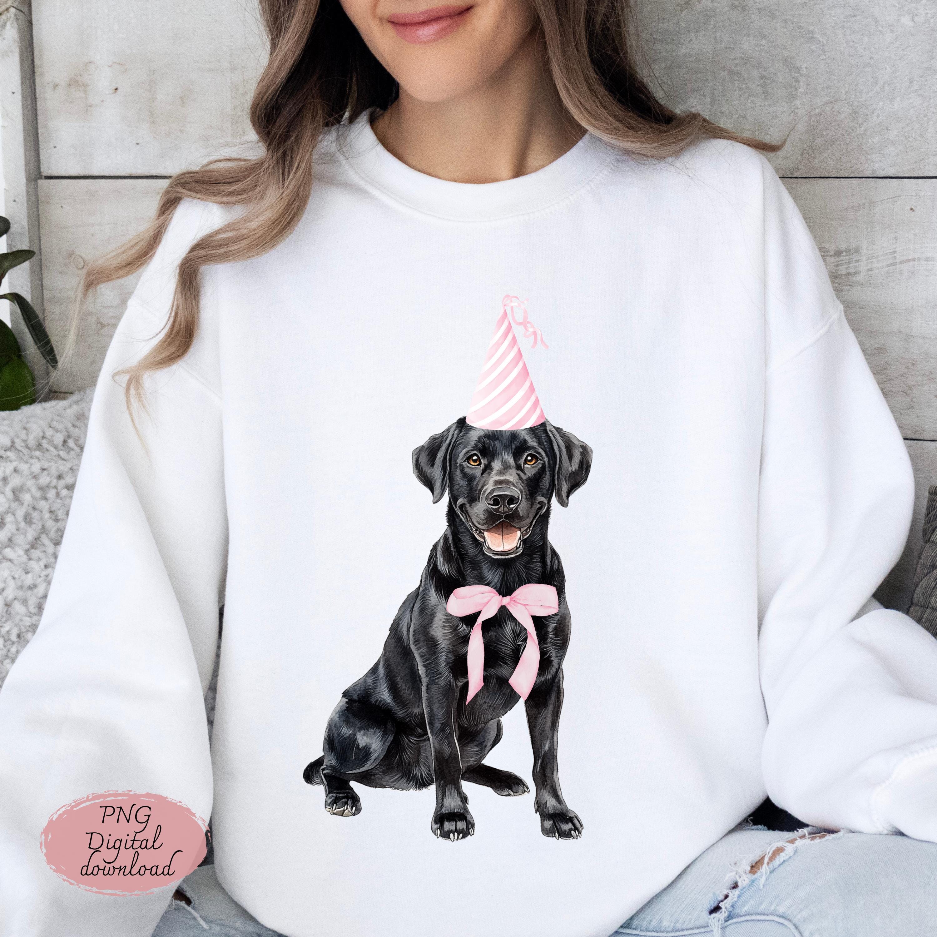 Funny Black Lab Dog Lover Birthday Over the Hill T-Shirt