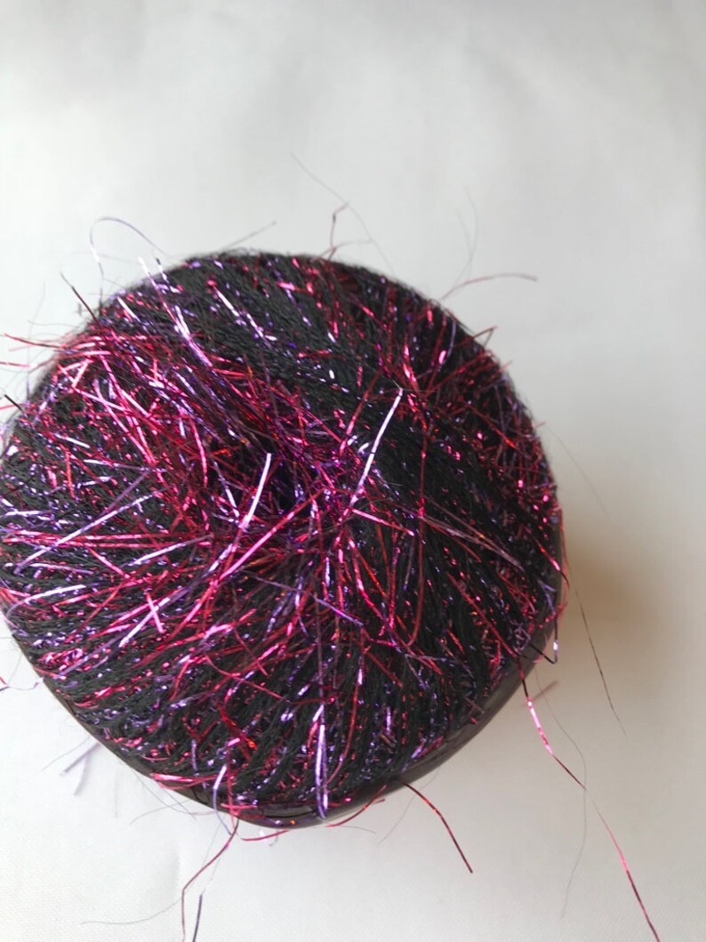 Sparkle Variegated Novelty Yarn Glitterlash Italian Accents Etsy
