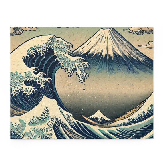 うきよばなれ　ジグソーパズル Japanase Ukiyo-e Puzzle | 120, 252, 500-piece | Perfect for