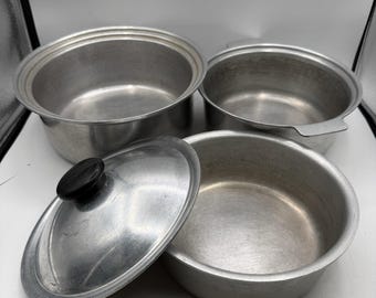 VTG Kitchen Craft Waterless Multi Pot Set: 4 Qt., 3 Qt. Niederländisch, 2 Qt. Mit Deckel