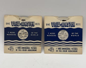Carrete View-Master de Sawyer, Howe Caverns, Nueva York, 1/2, década de 1950.