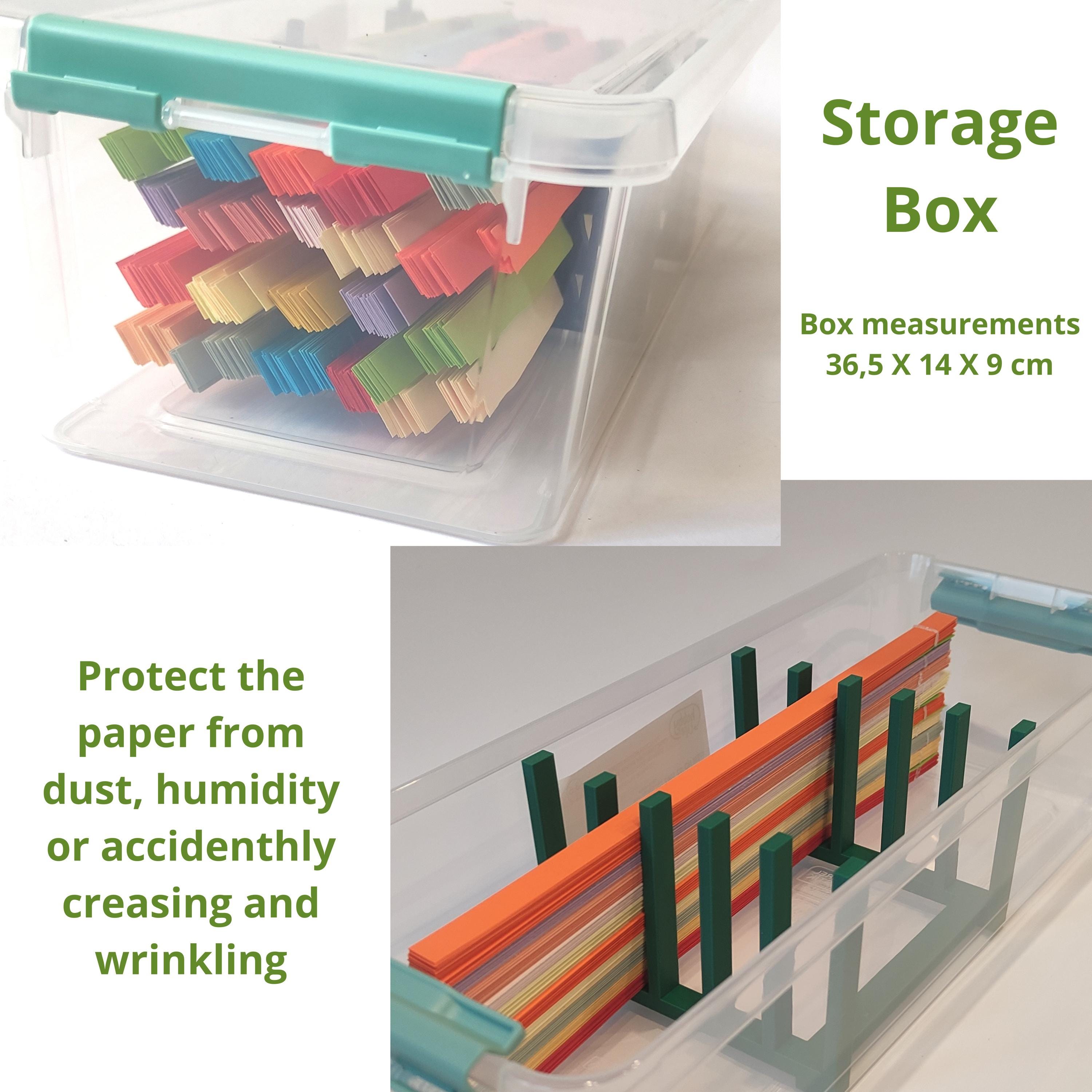 Storage Box for Quilling Paper Strips Organize and Store | Best Place ...