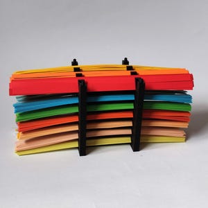 Quilling Paper Strips Organizer - 5-section Divider – Stackable Modules I Holder for Quilling Strips I Quilling Storage System
