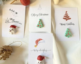 Biglietto Di Natale Piantabile Resetea – Con Semi Di Fiori Selvatici, Carta Riciclata, Busta Inclusa, Regalo Sostenibile E Originale