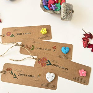 Personalized bookmark with seed paper. Personalized Name Cards with Plantable Seed Paper Shapes. Plantable Wildflower Seed Paper.Bookmark,