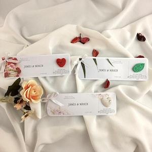Plantable Seed Paper Bookmark: Personalized Wildflower Favors,