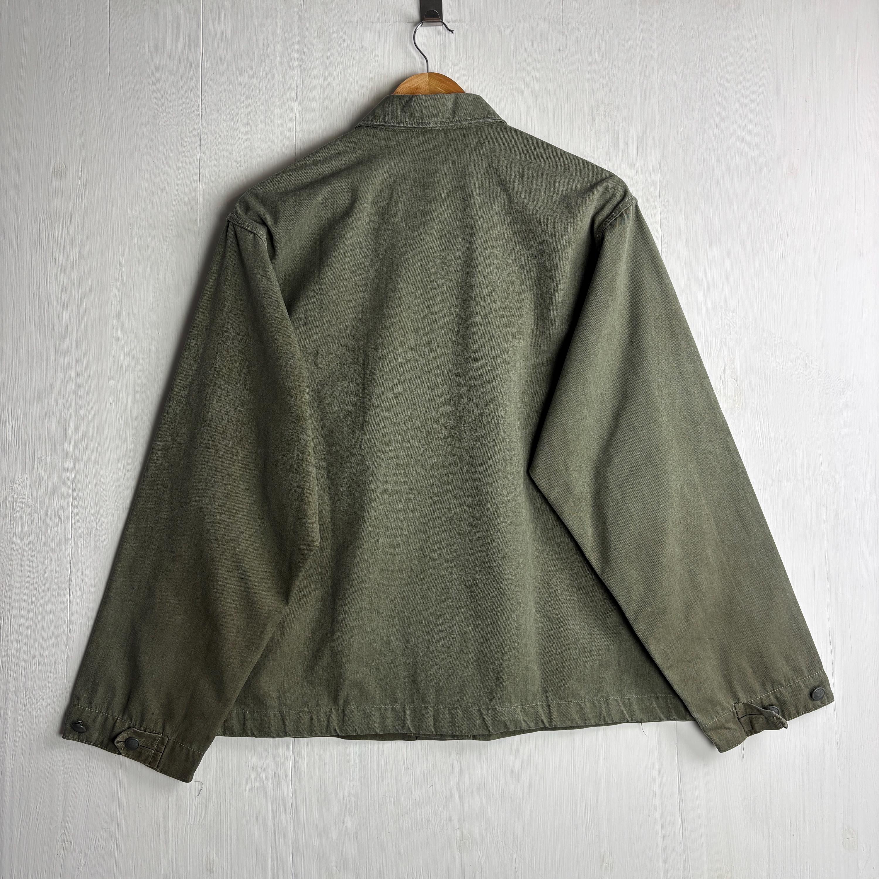 Vintage 70s Military Jacket M-44 West Germany Men's Size 52 Faded