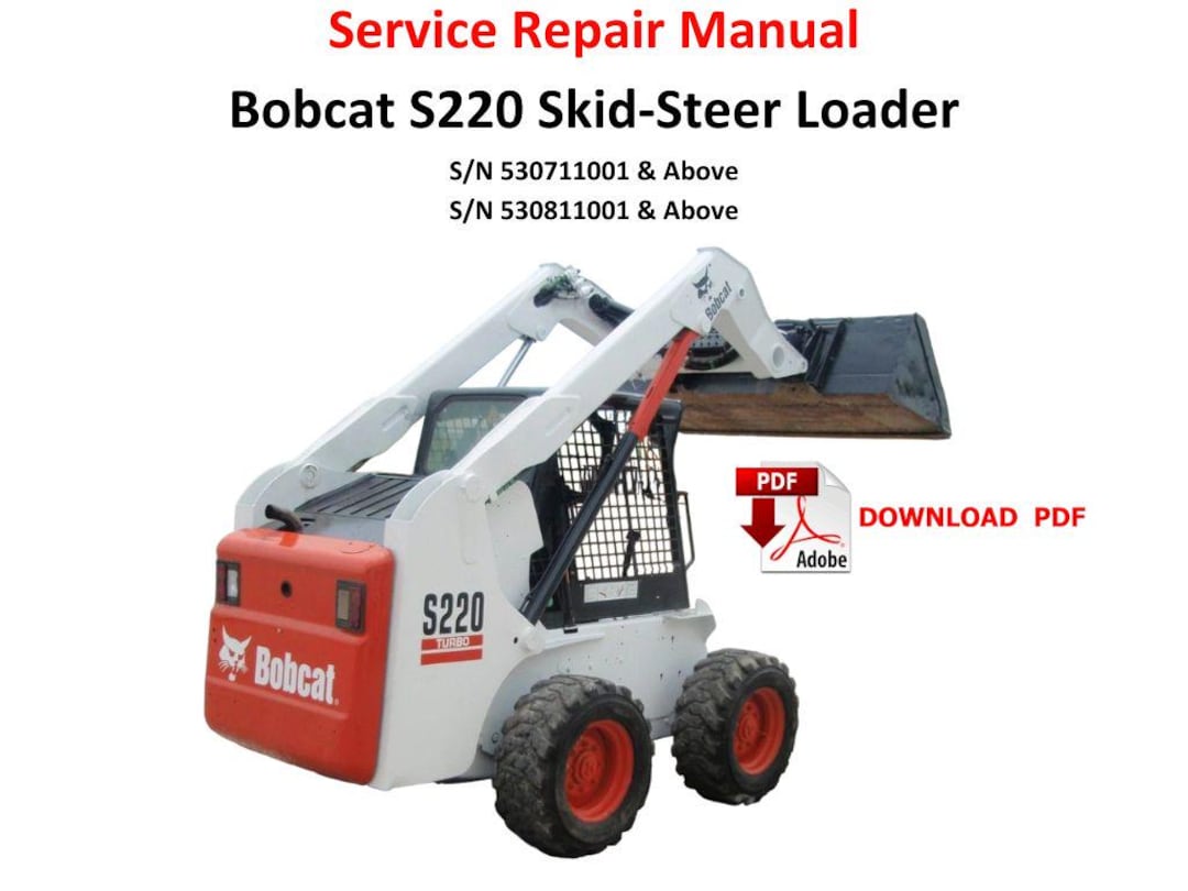Manual De Serviços – Bobcat – Mini Carregadeira – S220