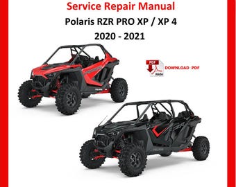 Polaris RZR Pro XP XP4 Service Repair Manual 2020-2021 Technical Workshop Guide PDF