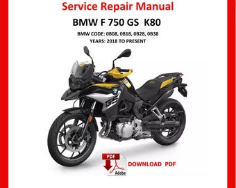 BMW F750 GS K80 Service Repair Manual Technical Workshop Guide PDF Download
