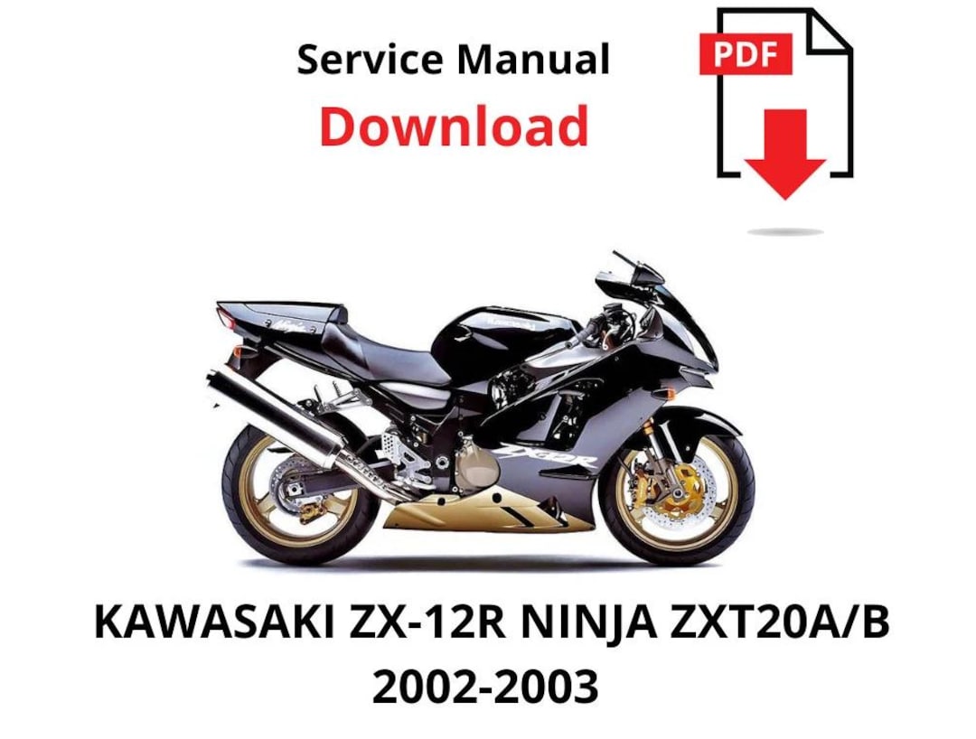 カワサキ ZX 12R Ninja サービス修理マニュアル 2002-2003 テクニカル