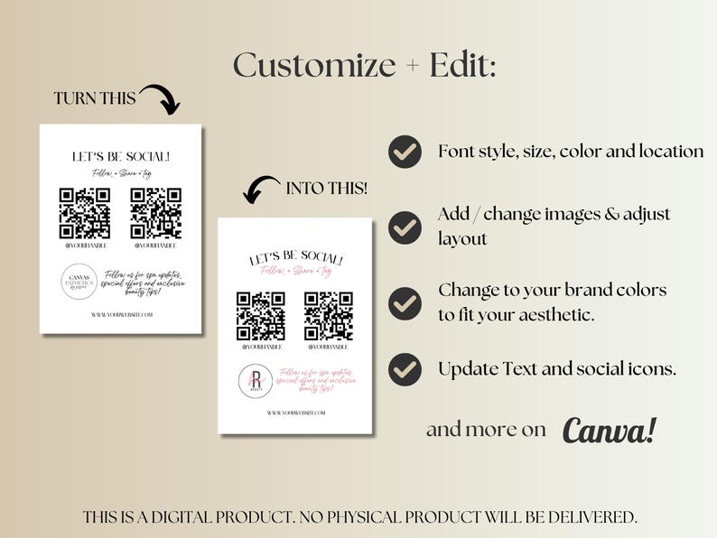 Printable QR Code Sign for Small Business Payment Sign Scan to Pay QR ...