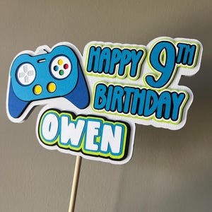 Video Game Cake Topper