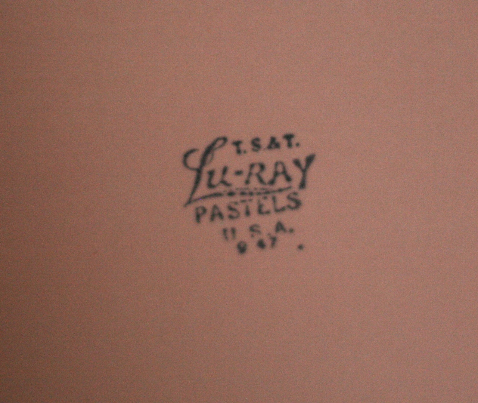 Vintage Luray Pastels Serving Platter in Pink Etsy